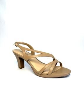 Easy Street Radiant Dress Sandals Women’s 9.5WW Nude Heels New